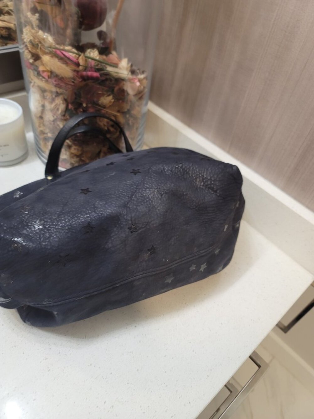 Kempton and Co Black Leather Black Purse Shoulder HandBag - Picture 7 of 11